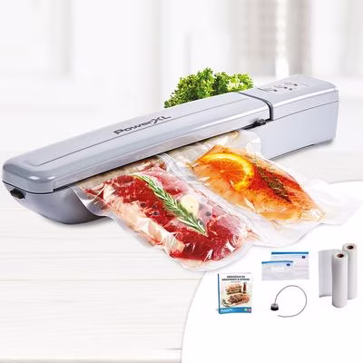 PowerXL Duo NutriSealer 6in1 Vakuumiergerät inkl. Folien & Beutel